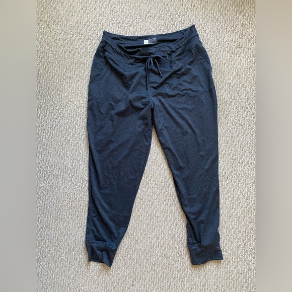 LOLË Womens Relaxed Fit Joggers Dark Gray XL - Picture 3 of 6